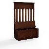 CF6001-MA Mahogany Brown Entryway Storage Bench - Ogden-7