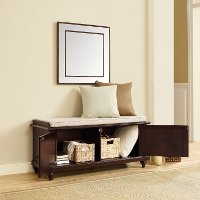 CF6010-ES Espresso Entryway Bench - Palmetto-4