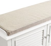 CF6010-WH White Entryway Bench - Palmetto-6