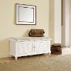 CF6010-WH White Entryway Bench - Palmetto-8