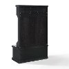 CF6006-BK Distressed Black Hall Tree - Seaside-2