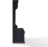 CF6006-BK Distressed Black Hall Tree - Seaside-3
