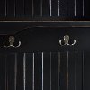 CF6006-BK Distressed Black Hall Tree - Seaside-5