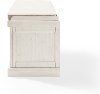 CF6011-WH Distressed White Entryway Bench - Seaside-4