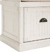 CF6011-WH Distressed White Entryway Bench - Seaside-6