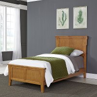 Classic Mission Oak Twin Bed - Arts & Crafts