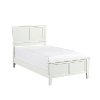Classic Mission White Twin Bed - Arts & Crafts-2