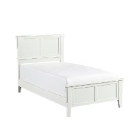 Classic Mission White Twin Bed - Arts & Crafts-2