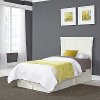 Classic Mission White Twin Headboard - Arts & Crafts