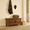 CF6008-MP Brown Pine Storage Bench - Sienna-1