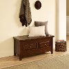 CF6008-RM Cherry Brown Storage Bench - Sienna-2