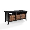 CF6002-BK Black Entryway Storage Bench - Wallis-3