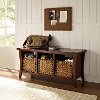 CF6002-MA Brown Entryway Storage Bench - Wallis-1