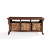 CF6002-MA Brown Entryway Storage Bench - Wallis-3