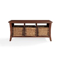 CF6002-MA Brown Entryway Storage Bench - Wallis-3