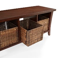 CF6002-MA Brown Entryway Storage Bench - Wallis-5