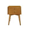 CF9401-AC Mid-Century Modern Acorn Brown Nightstand - Landon-3
