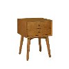 CF9401-AC Mid-Century Modern Acorn Brown Nightstand - Landon-4