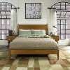 KF725001AC Mid Century Modern Acorn Brown Queen Platform Bed - Landon-2