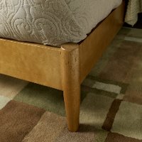 KF726001AC Mid Century Modern Acorn Brown King Platform Bed - Landon-3