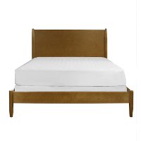 KF726001AC Mid Century Modern Acorn Brown King Platform Bed - Landon-6