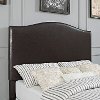 CF90004-501BR Contemporary Brown Full-Queen Upholstered Headboard - Bellingham