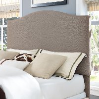 CF90004-501OL Contemporary Oatmeal Full-Queen Upholstered Headboard - Bellingham