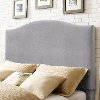 CF90004-501SL Contemporary Gray Full-Queen Upholstered Headboard - Bellingham