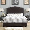 KF705004BR Contemporary Brown Queen Upholstered Bed - Bellingham-2