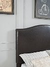 KF705004BR Contemporary Brown Queen Upholstered Bed - Bellingham-3