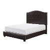 KF705004BR Contemporary Brown Queen Upholstered Bed - Bellingham-4