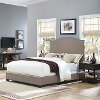 KF705004OL Contemporary Oatmeal Queen Upholstered Bed - Bellingham
