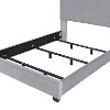 KF705004SL Contemporary Gray Queen Upholstered Bed - Bellingham-7