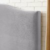 KF706004SL Contemporary Gray King Upholstered Bed - Bellingham-3