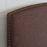 CF90008-501BO Classic Brown Upholstered Full-Queen Headboard - Cassie-2