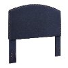 CF90008-501NV Classic Navy Upholstered Full-Queen Headboard - Cassie-2