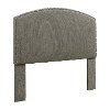 CF90008-501SH Classic Gray Upholstered Full-Queen Headboard - Cassie-2