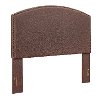 CF90008-601BO Classic Brown Upholstered King Headboard - Cassie-3