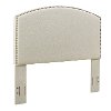 CF90008-601CR Classic Cream Upholstered King Headboard - Cassie-2