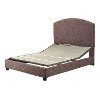 KF705008BO Classic Brown Queen Upholstered Bed - Cassie-5