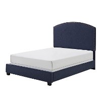 KF705008NV Classic Navy Queen Upholstered Bed - Cassie-4