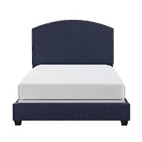 KF705008NV Classic Navy Queen Upholstered Bed - Cassie-5