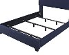 KF705008NV Classic Navy Queen Upholstered Bed - Cassie-8