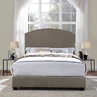 KF705008SH Classic Shadow Gray Queen Upholstered Bed - Cassie-2