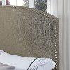KF705008SH Classic Shadow Gray Queen Upholstered Bed - Cassie-3