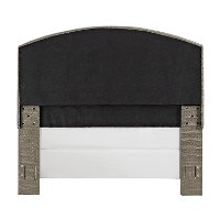 KF705008SH Classic Shadow Gray Queen Upholstered Bed - Cassie-7
