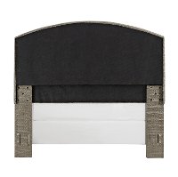 KF706008SH Classic Shadow Gray King Upholstered Bed - Cassie-7