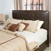 CF90002-601BR Contemporary Brown King Upholstered Headboard - Drake