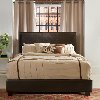 KF706002BR Contemporary Brown King Upholstered Bed - Drake-2