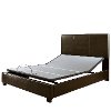 KF706002BR Contemporary Brown King Upholstered Bed - Drake-5